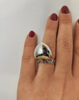 Anello Cuore bombato