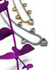 Collana Five hearts