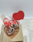 Orecchini Cuore nodo