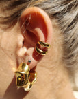 Ear Cuff Doppio bombato