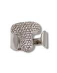 Anello Lettera Strass