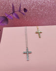 Collana Cross shine