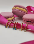 Orecchini Hoops zirconi tondi