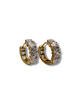 Orecchini Hoop strass