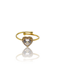 Anello shine heart