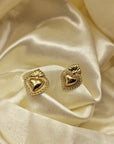 Orecchini cuore sacro