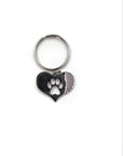 Anello Ciondolo con cuore e zampa