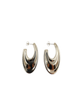 Orecchini Mezzaluna Chunky