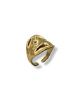 Anello fascia martellata