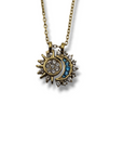 Collana Sole e Luna strass