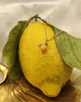 Collana strass lemon