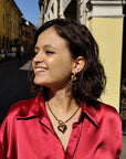Orecchini Catena di Cuori