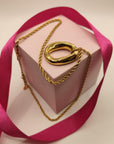 Collana ovale torchon