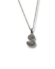Collana Lettera Strass