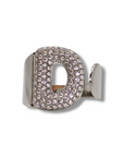 Anello Lettera Strass