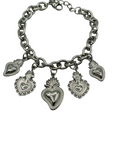 Bracciale chain cuore sacro