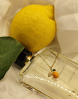 Collana strass lemon