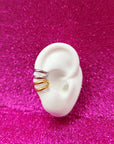 Ear Cuff Doppio Martellato