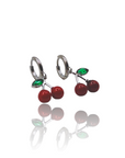 Orecchini Hoop cherry
