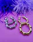 Orecchini Bamboo Hoop