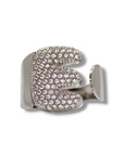 Anello Lettera Strass