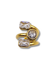 Ear cuff trio di luce