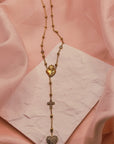 Collana rosario pendente