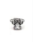 Anello diamond paw