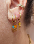 Orecchini Hoops Tulipano
