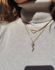 Collana Lucky strass