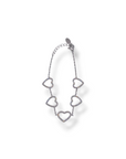 Bracciale multi cuore shine