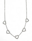 Collana multi cuore shine