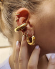 Ear Cuff Chunky liscio