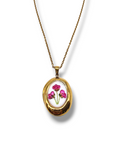 Collana Fiori magenta