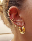 Ear Cuff Doppio Martellato