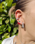 Ear cuff Intreccio Stras