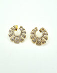 Orecchini Sole strass