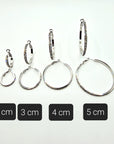 Orecchini Anelle Strass