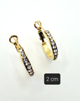 Orecchini Anelle Strass