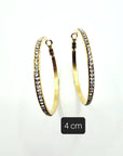 Orecchini Anelle Strass