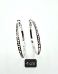 Orecchini Anelle Strass