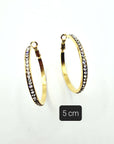 Orecchini Anelle Strass