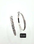 Orecchini Anelle Strass