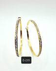 Orecchini Anelle Strass