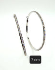 Orecchini Anelle Strass