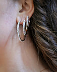 Orecchini Anelle Strass