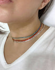 Collana Tennis sottile