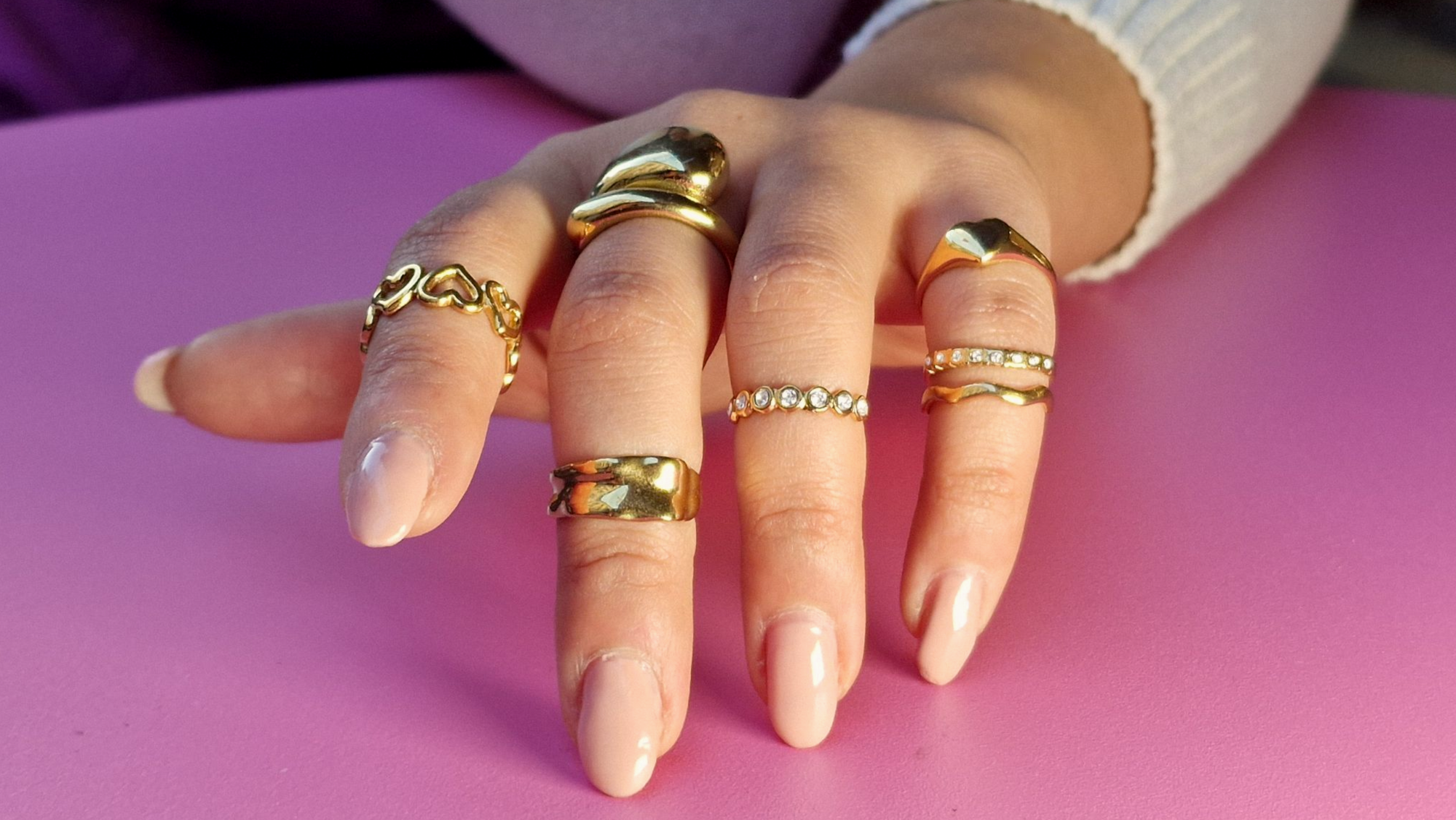 Drop anelli da mignolo/falange