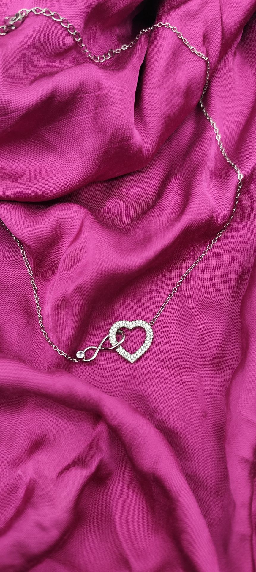 Collana cuore infinito
