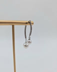 Orecchini doppia perla (Argento)